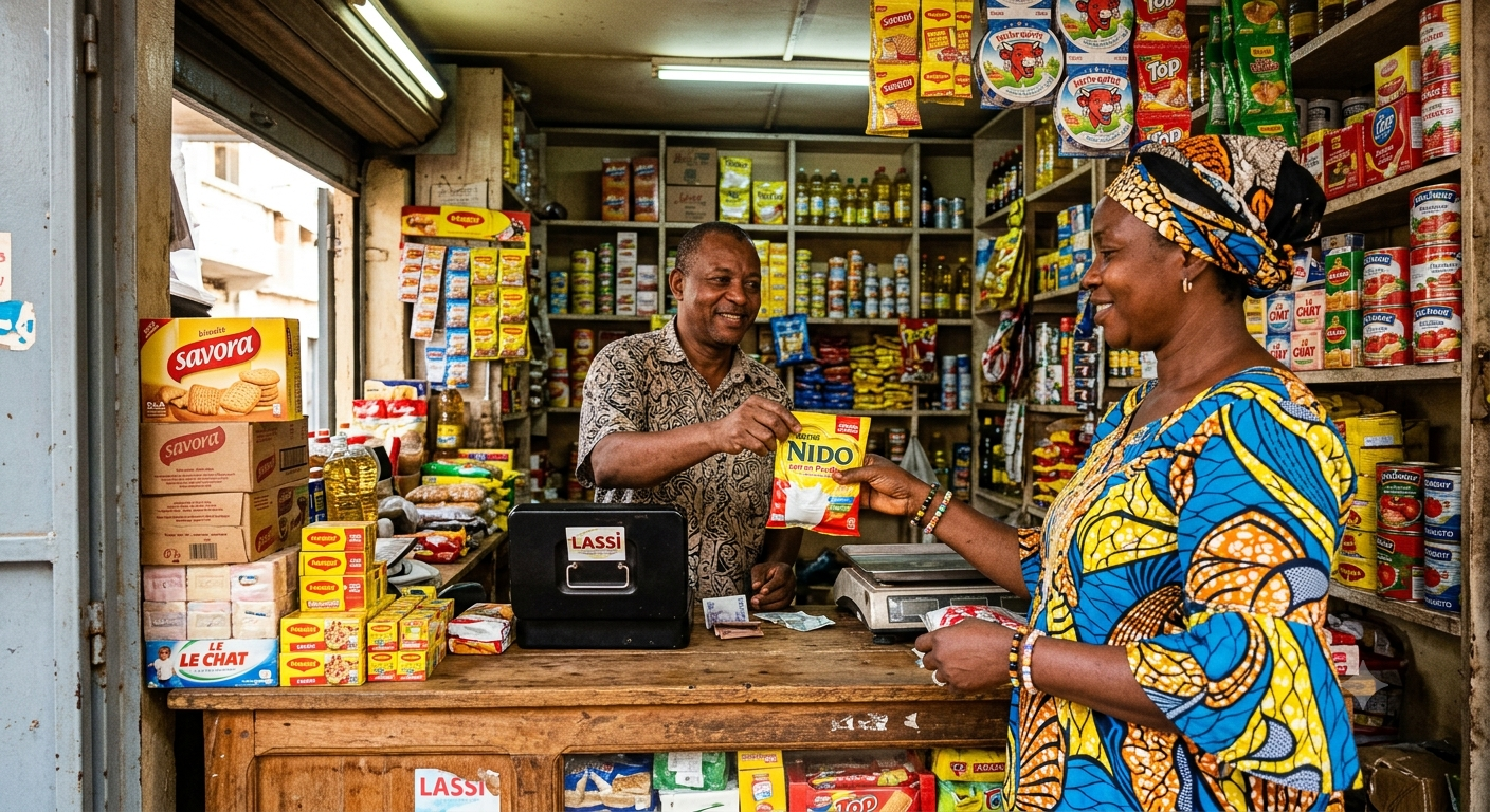 Boutique de quartier et alimentation générale à Dakar